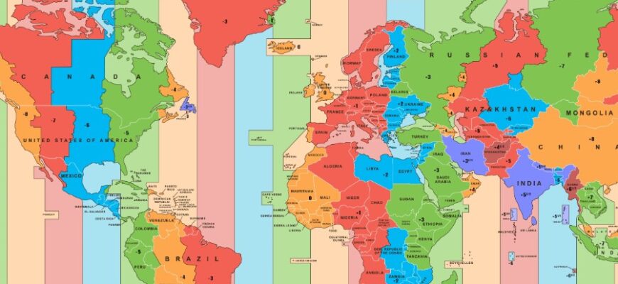 Годинні пояси: як визначають час у різних куточках світу