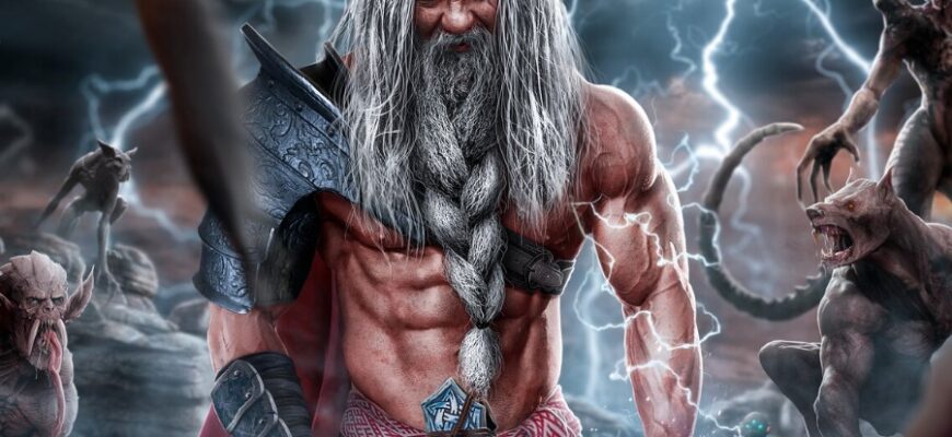 Перун: Давньослов’янський Бог Грому та Блискавки у Міфології