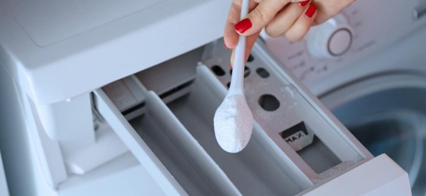 Ефективні засоби для замочування лотка пральної машини вдома