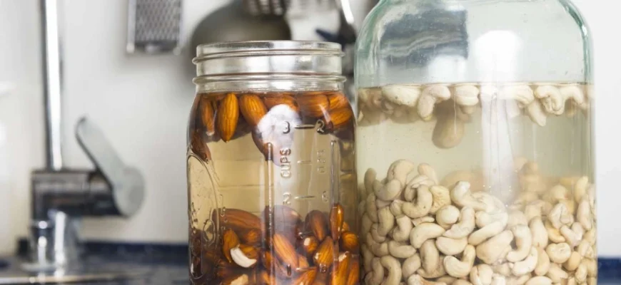 Оптимальний склад води для замочування горіхів: що потрібно знати