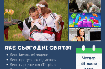 Сьогоднішні свята 18 липня: традиції та важливі події дня