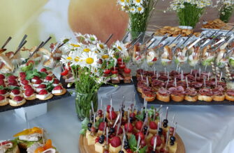 Оптимальна кількість фуршетних страв для ідеального весілля