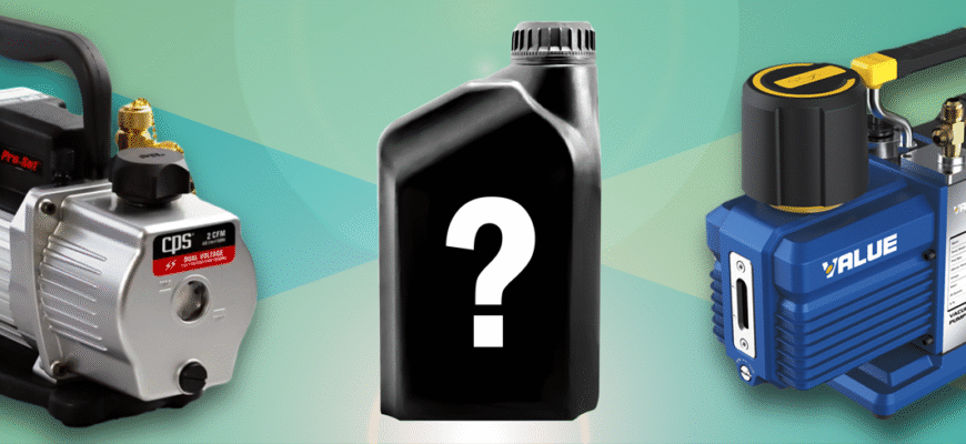 Оптимальні масла для вакуумних насосів: вибір, рекомендації та поради