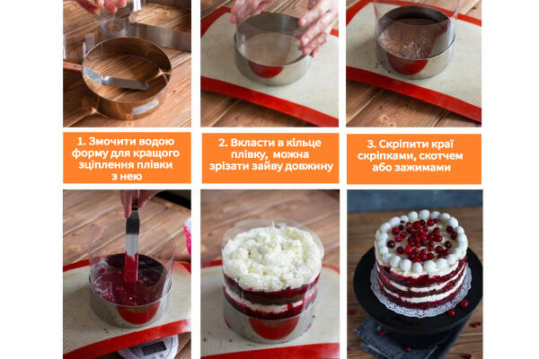 Для чого потрібна ацетатна плівка для торта: користь і застосування