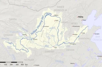 Де ж бере свій початок могутня річка Хуанхе в Китаї?