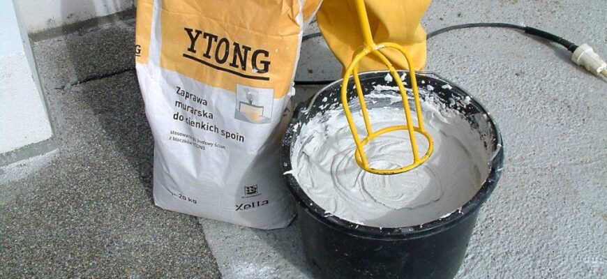 Оптимальний розчин для якісної кладки газоблоків: поради та нюанси
