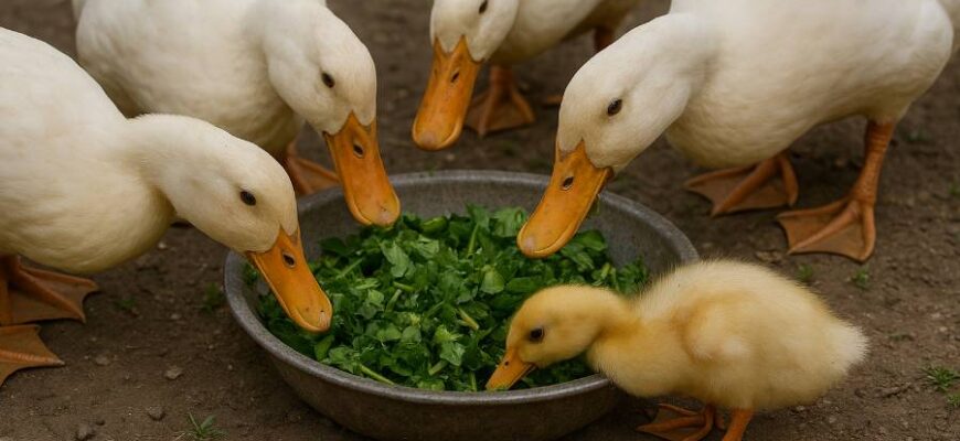 Безпечні продукти для годування качок: що можна і що не рекомендується