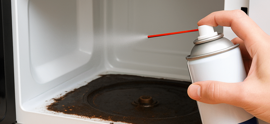 Чим безпечно пофарбувати мікрохвильовку всередині: поради та матеріали