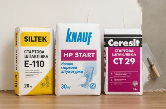 Ефективні матеріали для шпаклювання гіпсокартону: що обрати?