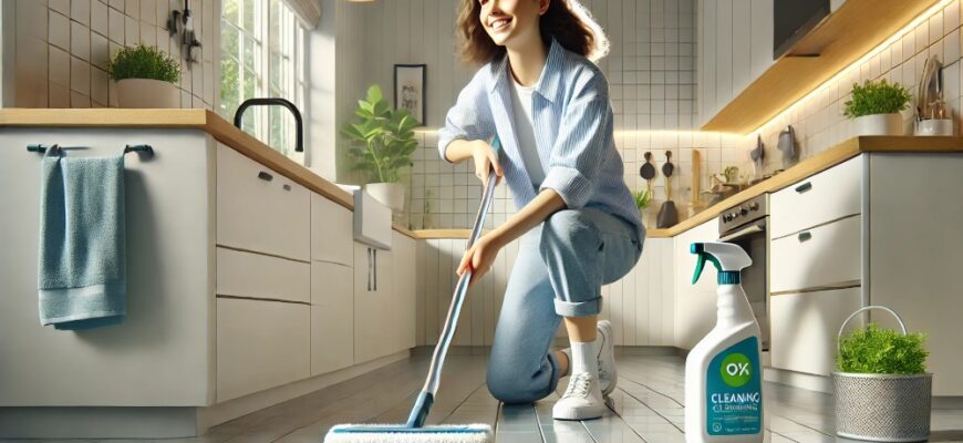 Ефективні засоби для очищення плитки на підлозі: поради та рекомендації