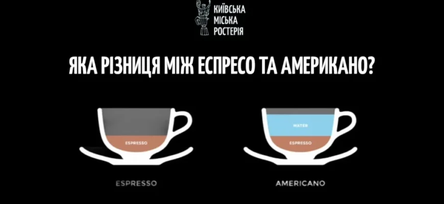 Еспресо vs Американо: Які Головні Відмінності у Смаках та Приготуванні?
