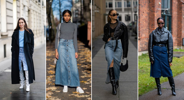 Ідеальні поєднання: з чим стильніше носити джинсову спідницю?