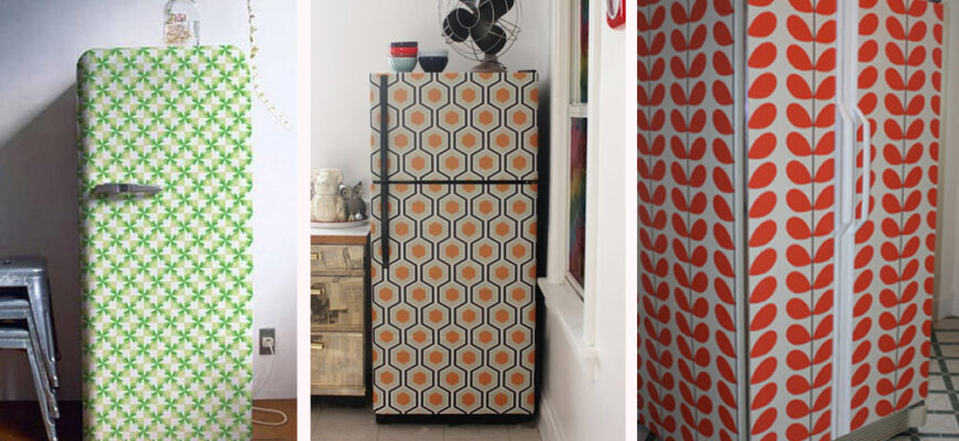 Креативні ідеї обклеювання холодильника: стильні та практичні рішення