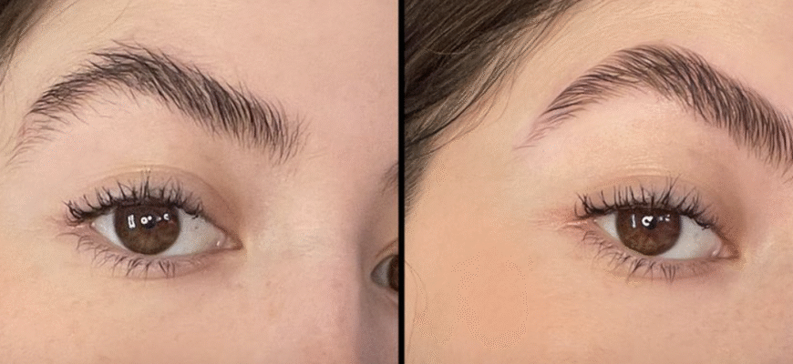 Ламінування брів: ефект до і після процедури у фото та відгуках
