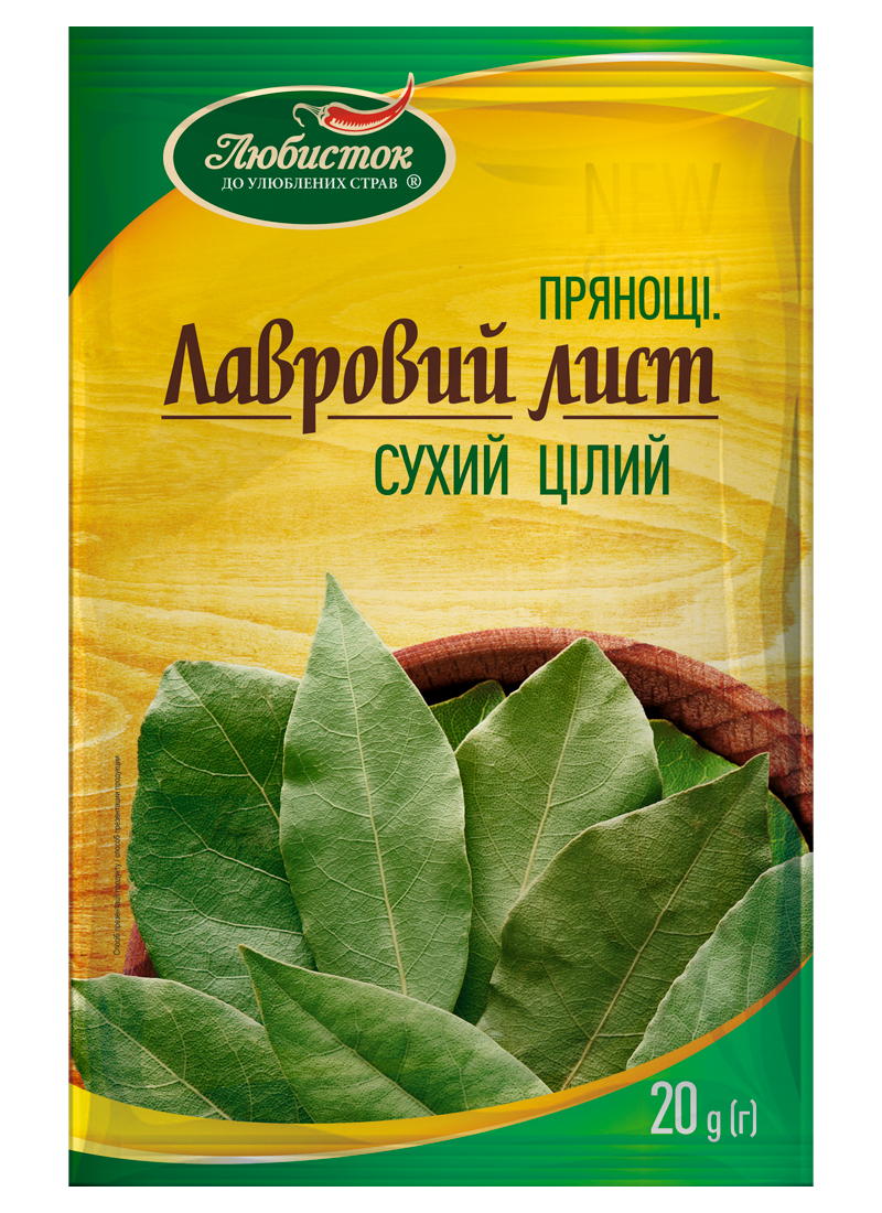 Лавровий лист цілий 20 г – Lubystok
