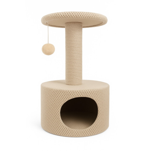 ᐉ Купити Кігтеточка для котів PolyPet Дорис будиночок круглий ...