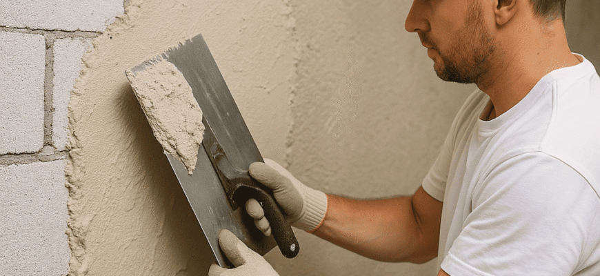 Поради щодо вибору матеріалів для ідеального штукатурення стін з газоблоків Поради щодо вибору матеріалів для ідеального штукатурення стін з газоблоків