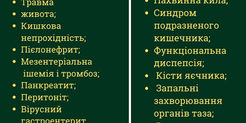 Ріжучий біль внизу живота під час місячних: причини та лікування