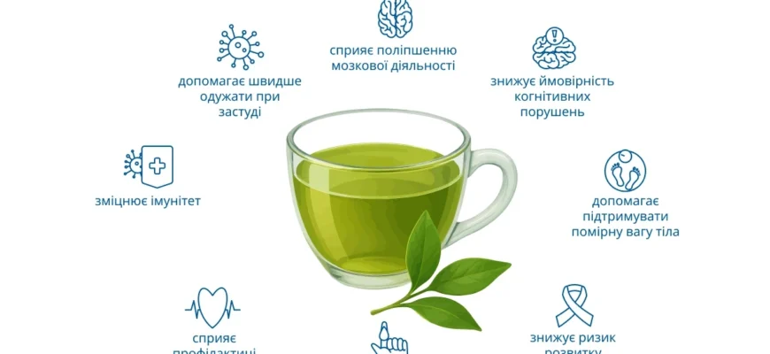 Шкода зеленого чаю: міфи та реальність для вашого здоров’я