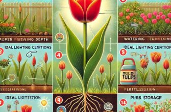 Скільки води потрібно тюльпанам: оптимальний режим поливу квітів