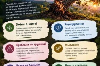 Що означає сон про дерево, яке падає: тлумачення та символіка сновидінь