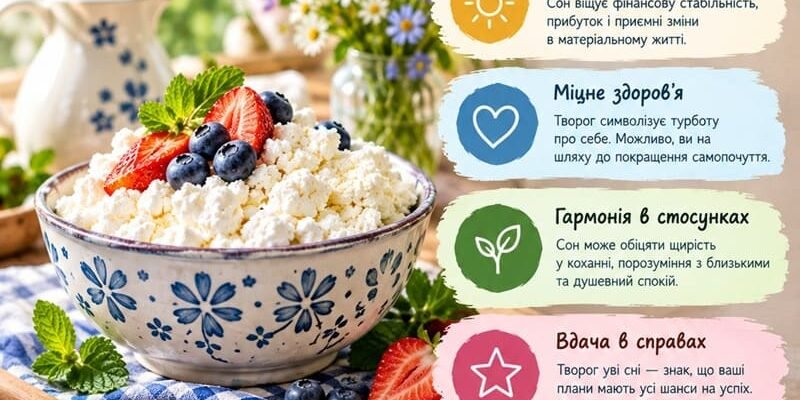 До чого сниться творог: значення сновидіння та його тлумачення