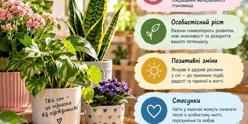 До чого сняться вазони: символіка та значення сновидінь про рослини