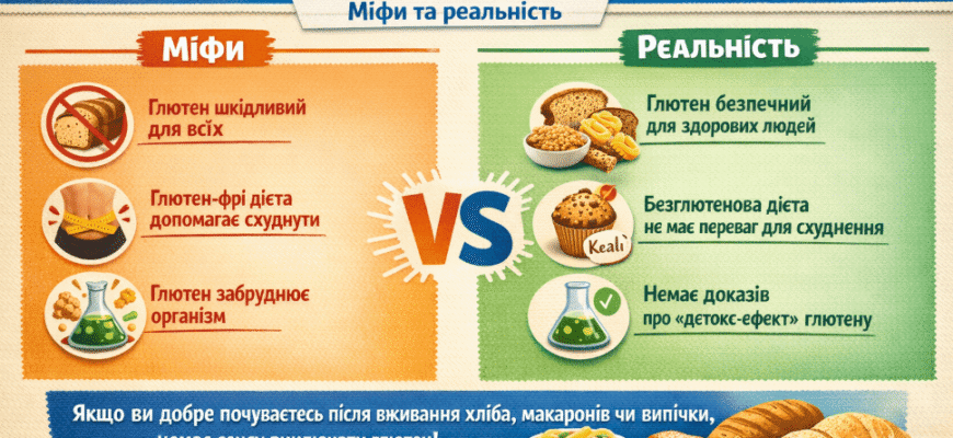 Все про глютен: його склад, користь і можливі шкідливі наслідки