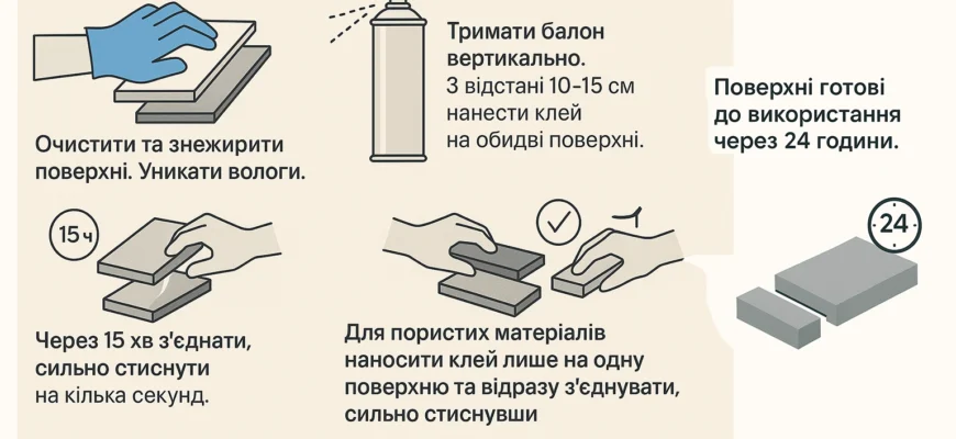 Як ефективно знежирити поверхню перед використанням клею: практичні поради Як ефективно знежирити поверхню перед використанням клею: практичні поради