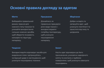 Як правильно доглядати за одягом: практичні поради для кожного гардеробу