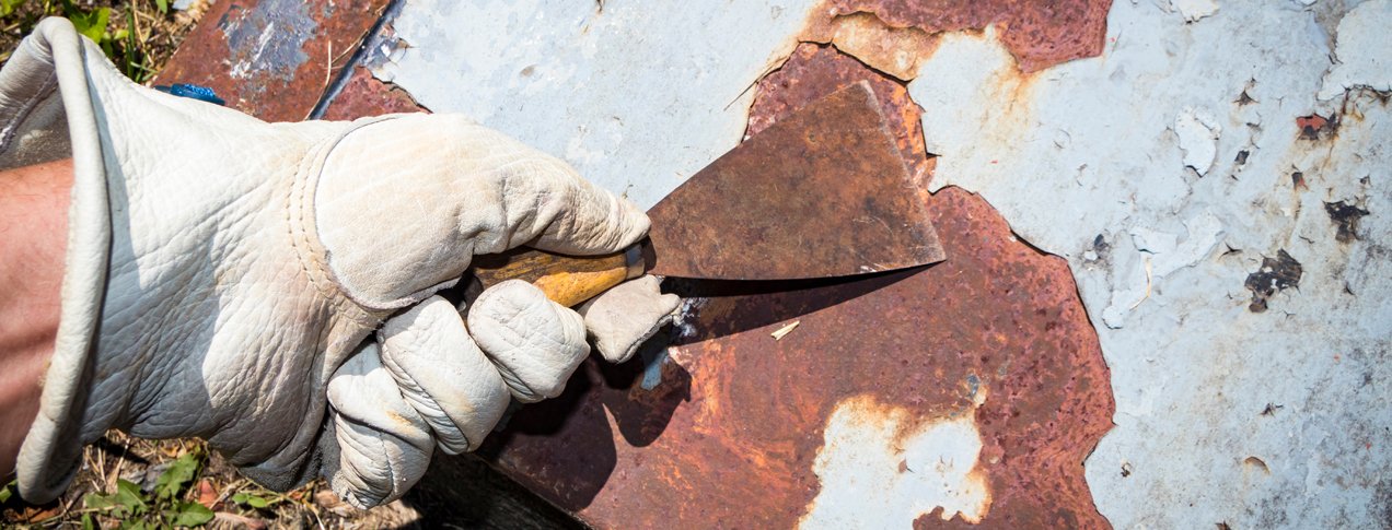 Як зняти стару фарбу з металу: 4 перевірені методи | Kolorit