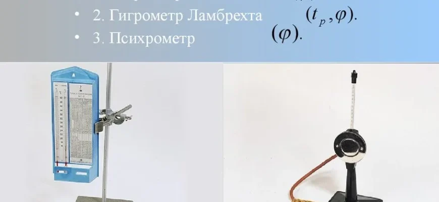 Як вимірюють вологість повітря: огляд приладів і методів аналізу Як вимірюють вологість повітря: огляд приладів і методів аналізу