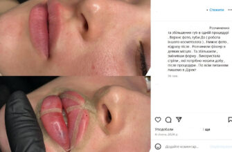 Збільшення губ: Порівняння результатів до та після процедур