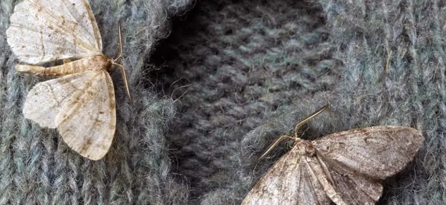 Звідки береться моль: причини появи та способи запобігання шкоди