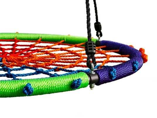 Гойдалка-гніздо кругла дитяча 100 см Spoko SP-5C садова підвісна ...