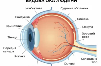 Око людини: форма та особливості, що впливають на зір і здоров’я