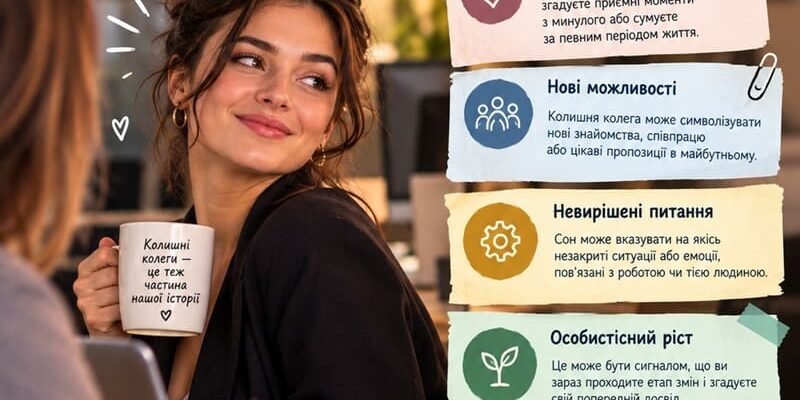 Значення снів: до чого сниться колишня колега з роботи та її вплив на вас