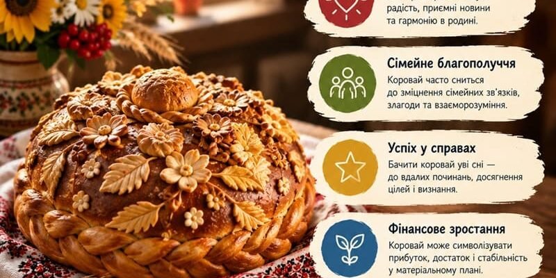 До чого сниться коровай: тлумачення сновидінь про традиційний хліб