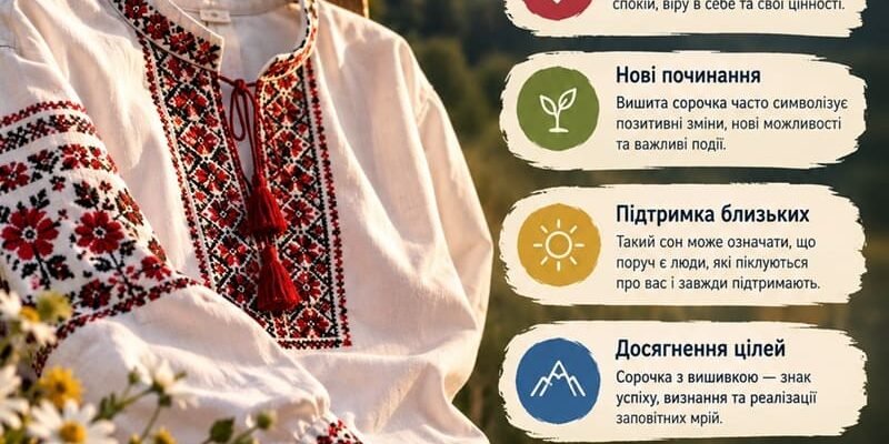 Що означає сон про вишиту сорочку: символіка та тлумачення сновидінь