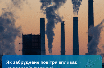 Вплив забруднення повітря на здоров’я: наслідки для людини та поради