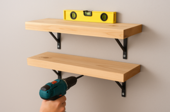 Як власноруч виготовити стильну поличку на стіну: покроковий гайд