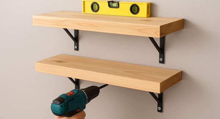 Як власноруч виготовити стильну поличку на стіну: покроковий гайд