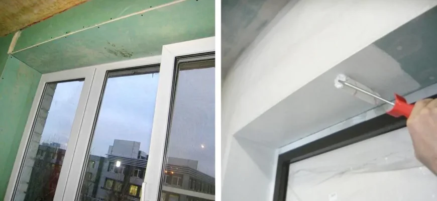 Як зробити відкоси на вікнах зсередини: покрокове керівництво