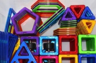 Дитячий магнітний конструктор для розвитку просторового мислення