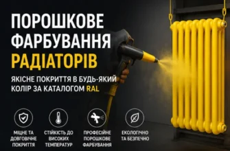 Порошкове фарбування радіаторів Порошкове фарбування радіаторів
