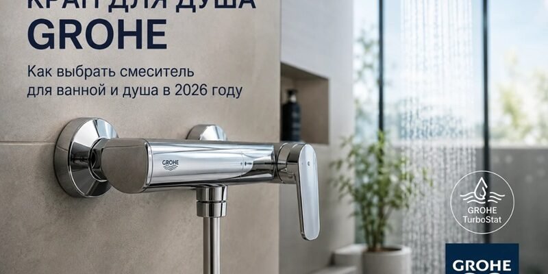 Как выбрать кран Grohe для душа: монтаж, термостат и комплектация